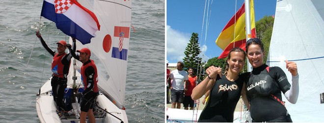Sime Fantela/Igor Marenic (CRO) © Kaoru Soehata - Tara Pacheco/Berta Betanzos (ESP) © 470 Class © SW